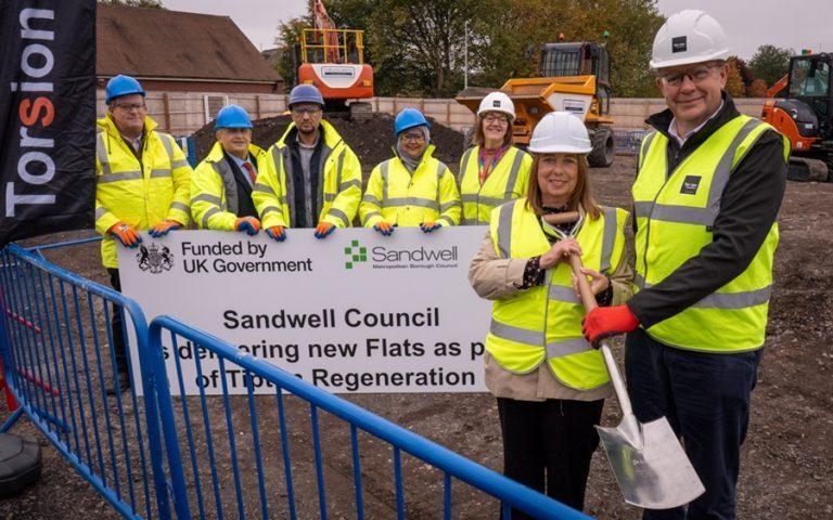 Groundbreaking ceremony marks start of building work on Tipton regeneration project