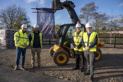 Phase two building works underway in delivery of over 100 new energy-efficient council bungalows