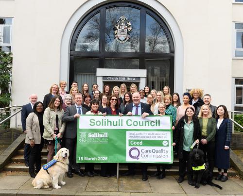 Solihull Council rated among highest performing authorities for adult social care